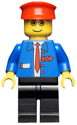 LEGO Railway Employee 6 (trn062) Trains Minifigure