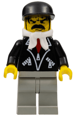 LEGO Leather Jacket with Zippers (trn087) minifigure