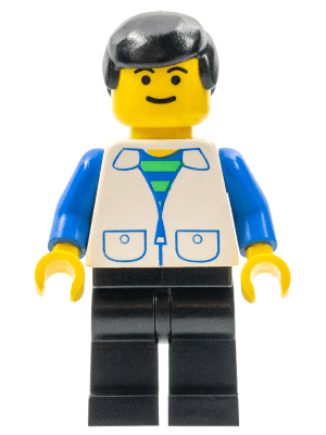 LEGO Suit with 2 Pockets White (trn094) Town / City Minifigure