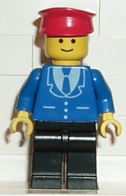 LEGO Suit with 3 Buttons Blue (trn099) minifigure