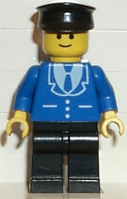 Suit with 3 Buttons Blue - Black Legs, Black Hat