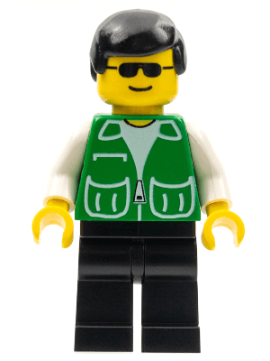LEGO Jacket Green with 2 Large Pockets (trn136) LEGO Minifigure