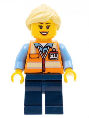 LEGO Train Worker (trn245) Trains Minifigure