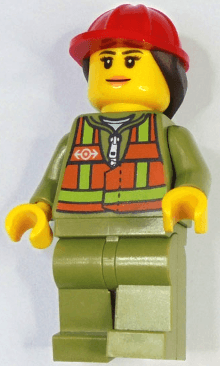 LEGO Train Worker (trn246) minifigure