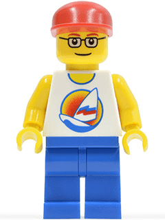 LEGO Surfboard on Ocean (twn070) minifigure