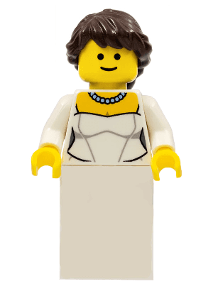 Bride, Wedding Dress with Necklace