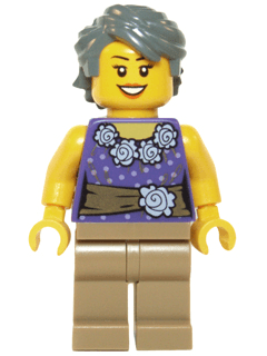 LEGO Ticket Lady (twn201) Town / City Minifigure