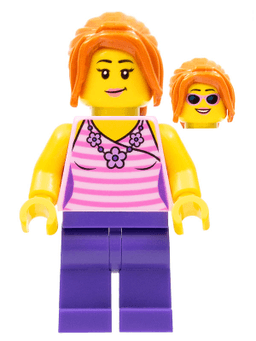 LEGO Supermarket Female Customer (twn229) minifigure