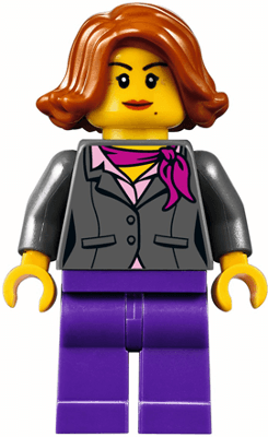LEGO Manager Dark Purple Legs (twn311) minifigure