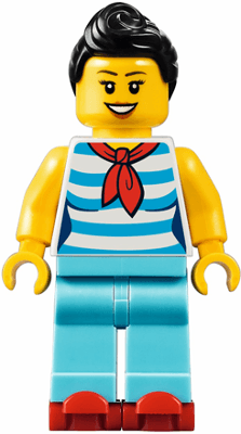 LEGO Downtown Diner Waitress (twn312) Town / City Minifigure
