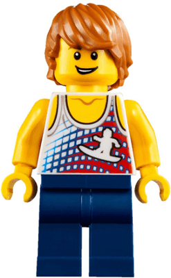 LEGO Surfer Male (twn314) minifigure