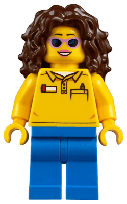 LEGO Coaster Operator Female (twn319) Town / City Minifigure