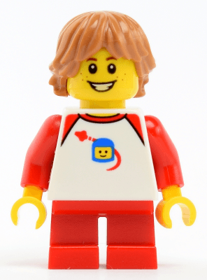 Boy with White Classic Space Shirt