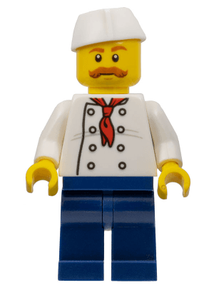 LEGO Confectioner with Moustache (twn340) Town / City Minifigure