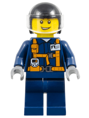 LEGO Helicopter Pilot (twn375) Town / City Minifigure