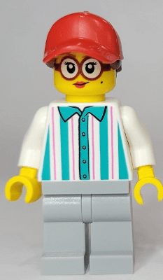 LEGO Pretzel Vendor (twn434) minifigure