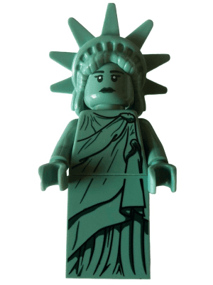 LEGO Lady Liberty (twn443) Town / City Minifigure