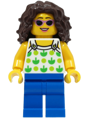 LEGO Beach Tourist (twn462) Town / City Minifigure