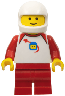 Child - Classic Space Shirt with Red Sleeves, Red Medium Legs, White Helmet