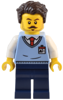 LEGO Natural History Museum Employee (twn485) Town / City Minifigure