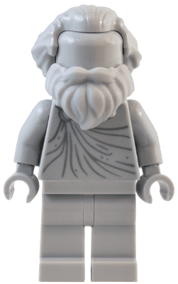 LEGO Natural History Museum Statue (twn486) Town / City Minifigure