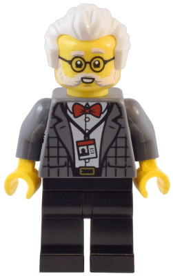 LEGO Natural History Museum Curator (twn490) Town / City Minifigure