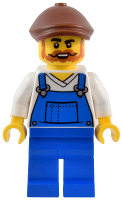 LEGO Natural History Museum Window Washer (twn492) Town / City Minifigure