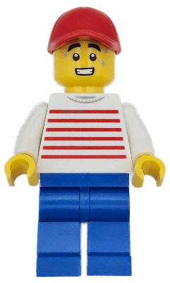 LEGO Retro Food Truck Vendor (twn493) minifigure