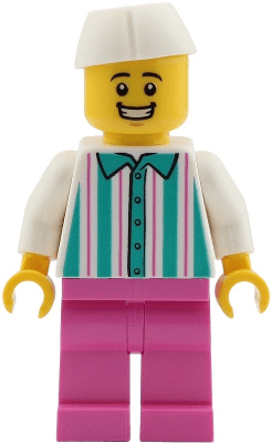 LEGO Food Vendor (twn553) Town / City Minifigure