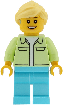 LEGO Ferris Wheel Operator (twn554) Town / City Minifigure