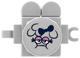 Cloud Baby - Light Bluish Gray with Sticker