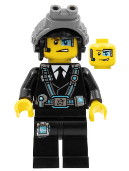 LEGO Agent Curtis Bolt with Goggles (uagt015) minifigure