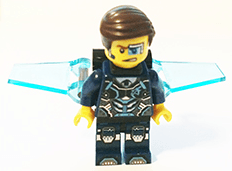 Agent Curtis Bolt with Wings - No Stickers on Wings