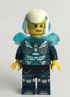 Agent Max Burns - Helmet and Armor, Dark Blue Arms