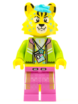 LEGO DJ Cheetah Vidiyo Bandmates Series 1 (Minifigure Only without Stand and Accessories) (vid007) Vidiyo Minifigure