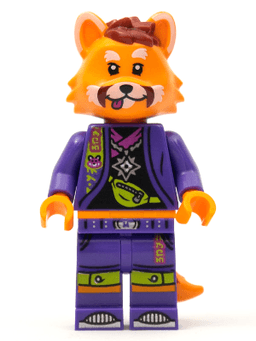 LEGO Red Panda Dancer Vidiyo Bandmates Series 1 (Minifigure Only without Stand and Accessories) (vid017) minifigure