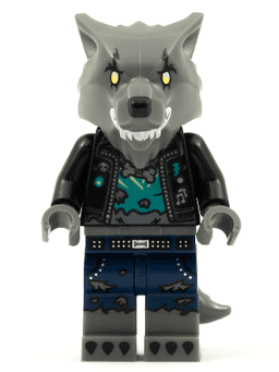 LEGO Werewolf Drummer Vidiyo Bandmates Series 1 (Minifigure Only without Stand and Accessories) (vid018) minifigure
