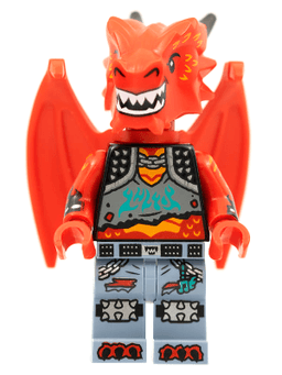LEGO Metal Dragon (vid019) minifigure