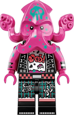 LEGO Squid Drummer (vid028) minifigure