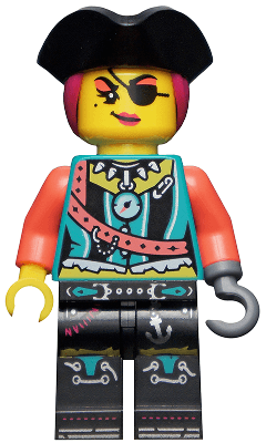 LEGO DJ Captain Vidiyo Bandmates Series 2 (Minifigure Only without Stand and Accessories) (vid037) minifigure