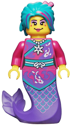 LEGO Karaoke Mermaid Vidiyo Bandmates Series 2 (Minifigure Only without Stand and Accessories) (vid040) Vidiyo Minifigure