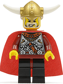 LEGO Viking Warrior 5b Viking King (vik011) minifigure