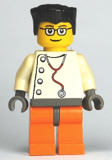 LEGO Doctor (wc015) Town / City Minifigure