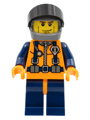 LEGO Coast Guard World City (wc017) Town / City Minifigure