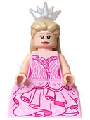 Glinda - Minifigure, Bright Pink Dress, Wide Skirt (Panniers)