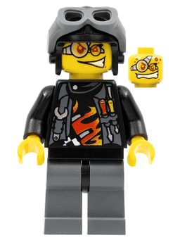 LEGO Backyard Blaster 3 (Billy Bob Blaster) (wr007) minifigure
