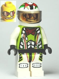LEGO Team X-treme Daredevil 3 (MAX-treme) (wr021) Dino Minifigure