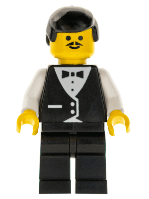 Town Vest Formal - Waiter with Moustache