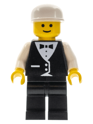 Town Vest Formal - Race Official, White Cap