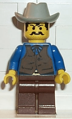 LEGO Cowboy (Flatnose Curry) (ww013) LEGO Minifigure